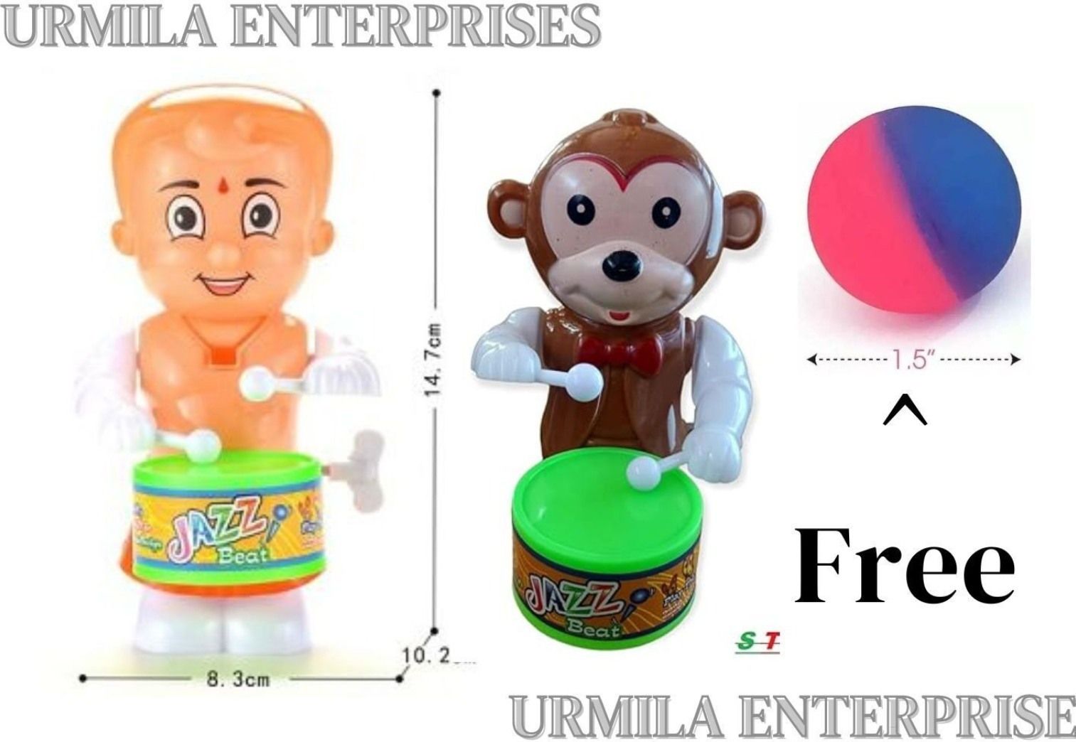op enterprises Boy and girl Toys Bheem Key-Operated Key-Operated monkey-X52-picture-13