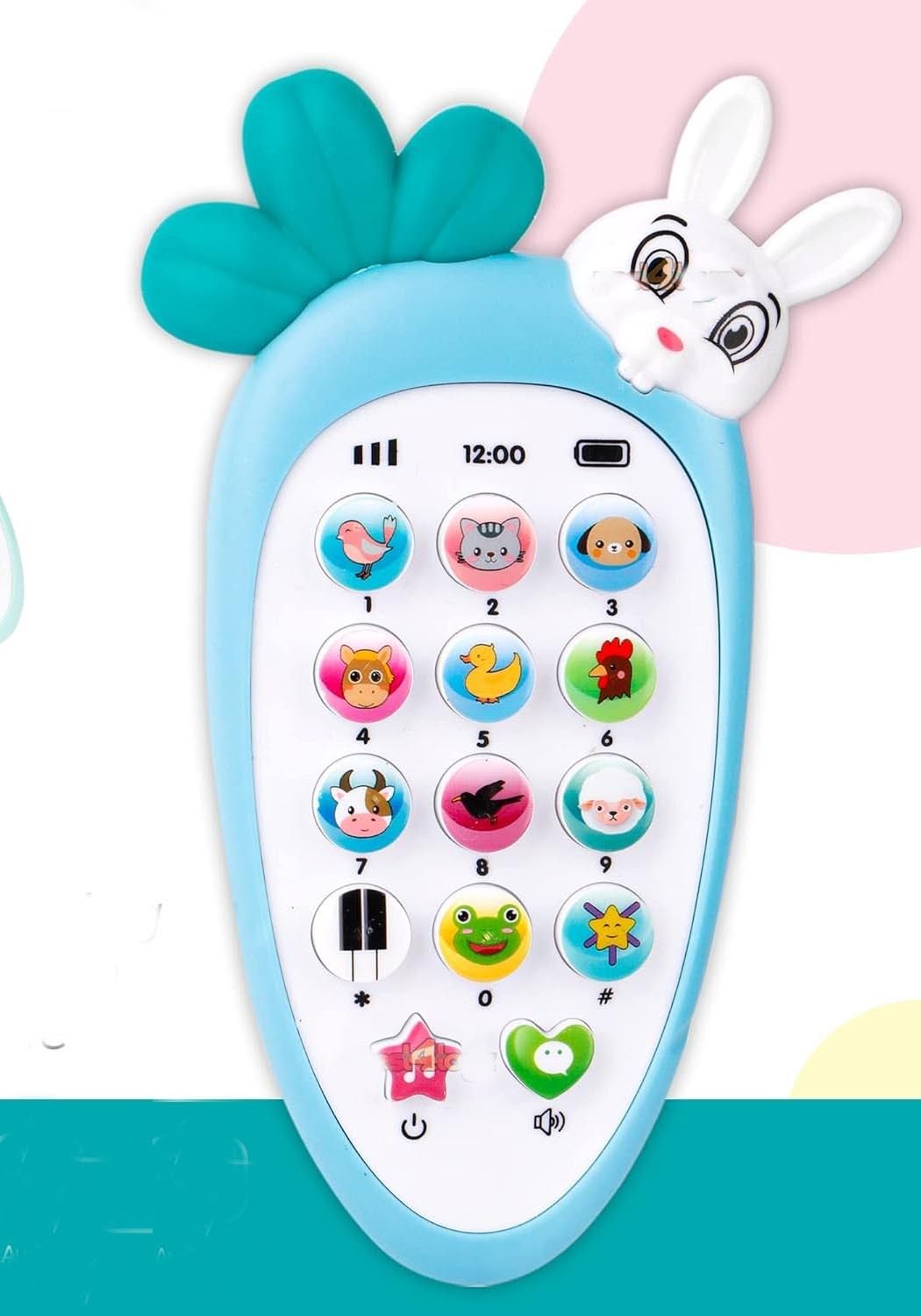 plus shine Mobile Phone Toys for Kids Smart Mobile Musical Sound Toys with Smart Light-picture-31