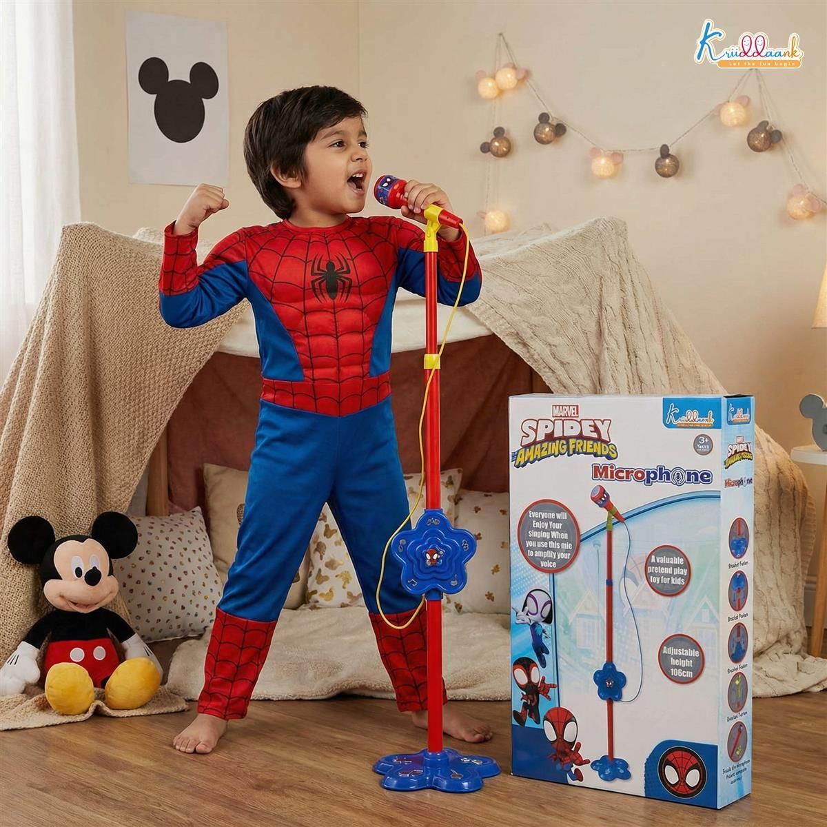 avengers Superhero Musical Microphone for Boys and Girls Portable Karaoke Set-picture-17