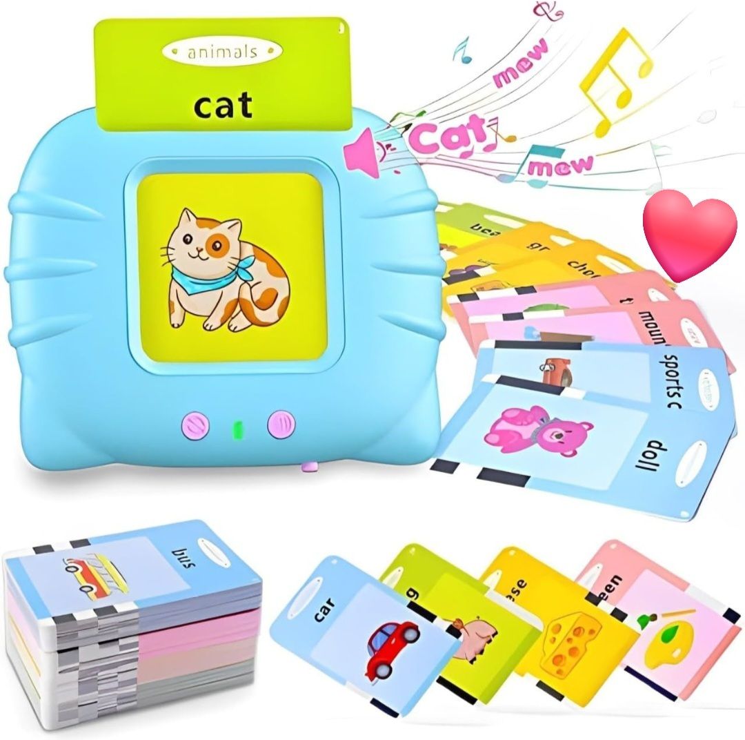 Talking Flash Cards Early Electronic Montessori shcool Learning Educational Toy-image-19