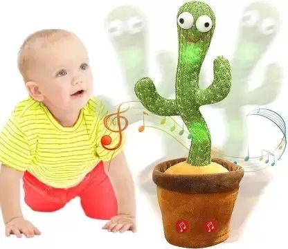 haulsale Dancing Talking Cactus Plush Toy, Wriggle, Singing, Repeats What You Say-437-picture-22