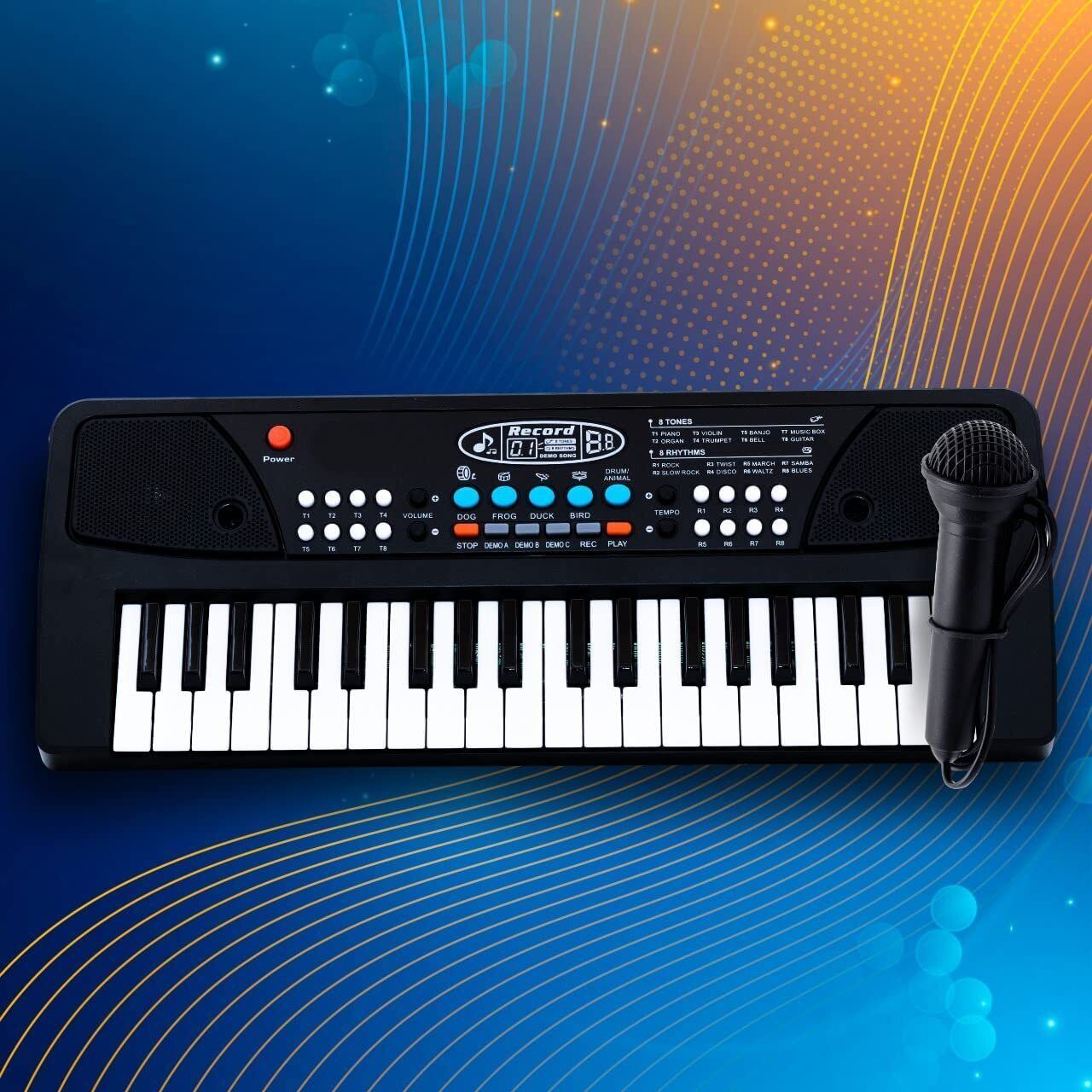 ijaytoys Latest Model 37 Key Piano Keyboard Toy with Recording and Mic for Kids-picture-23