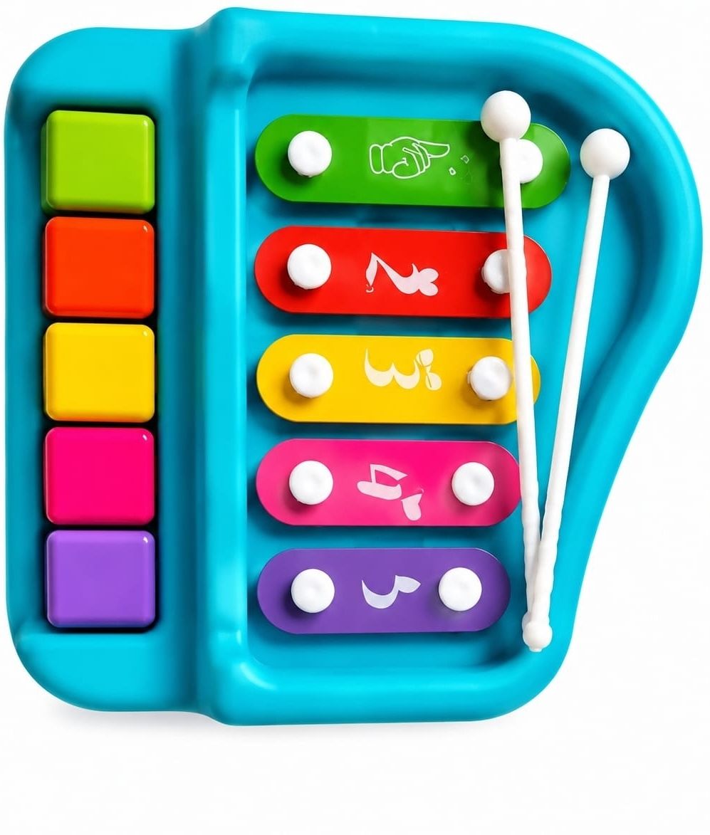 tin MusiPlay 2-in-1 Baby Xylophone Piano Toy-picture-18