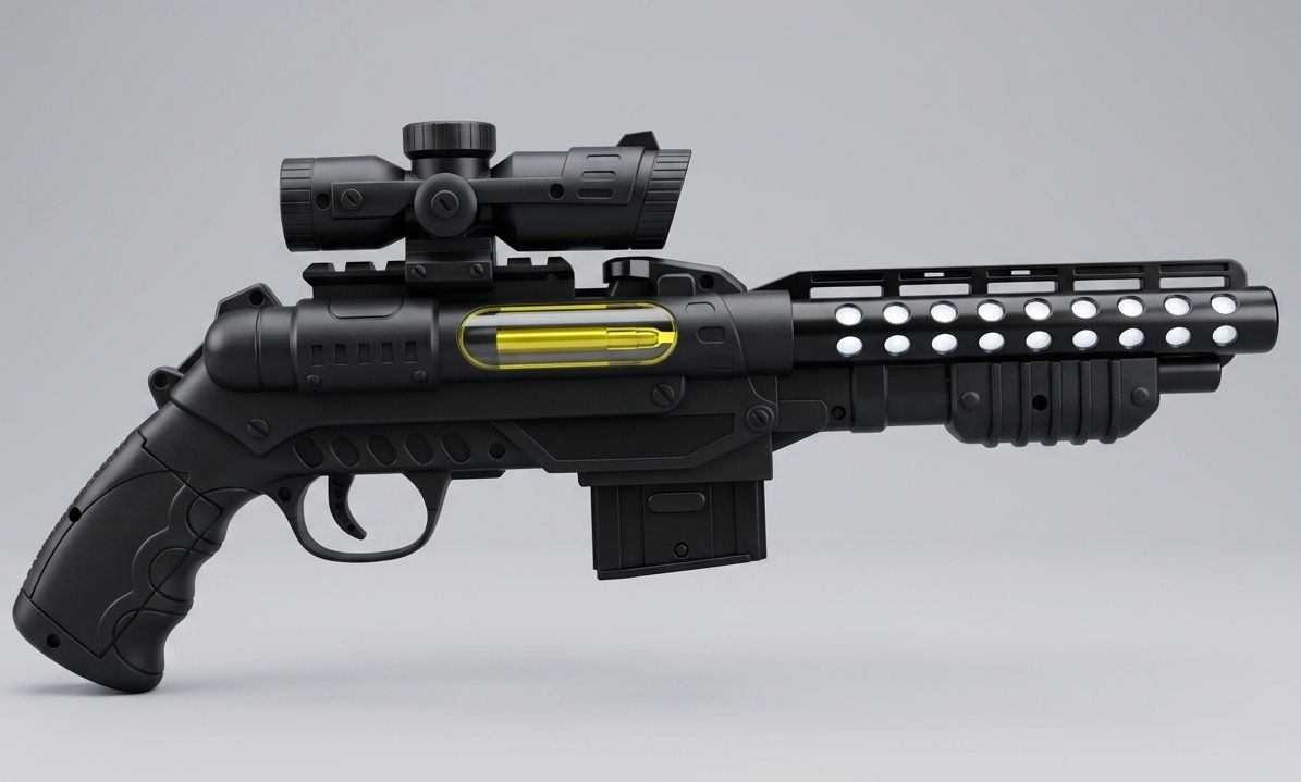 Spektral Blaster Electronic Toy Blaster with Scope & Sound Effects for Boys-image-0