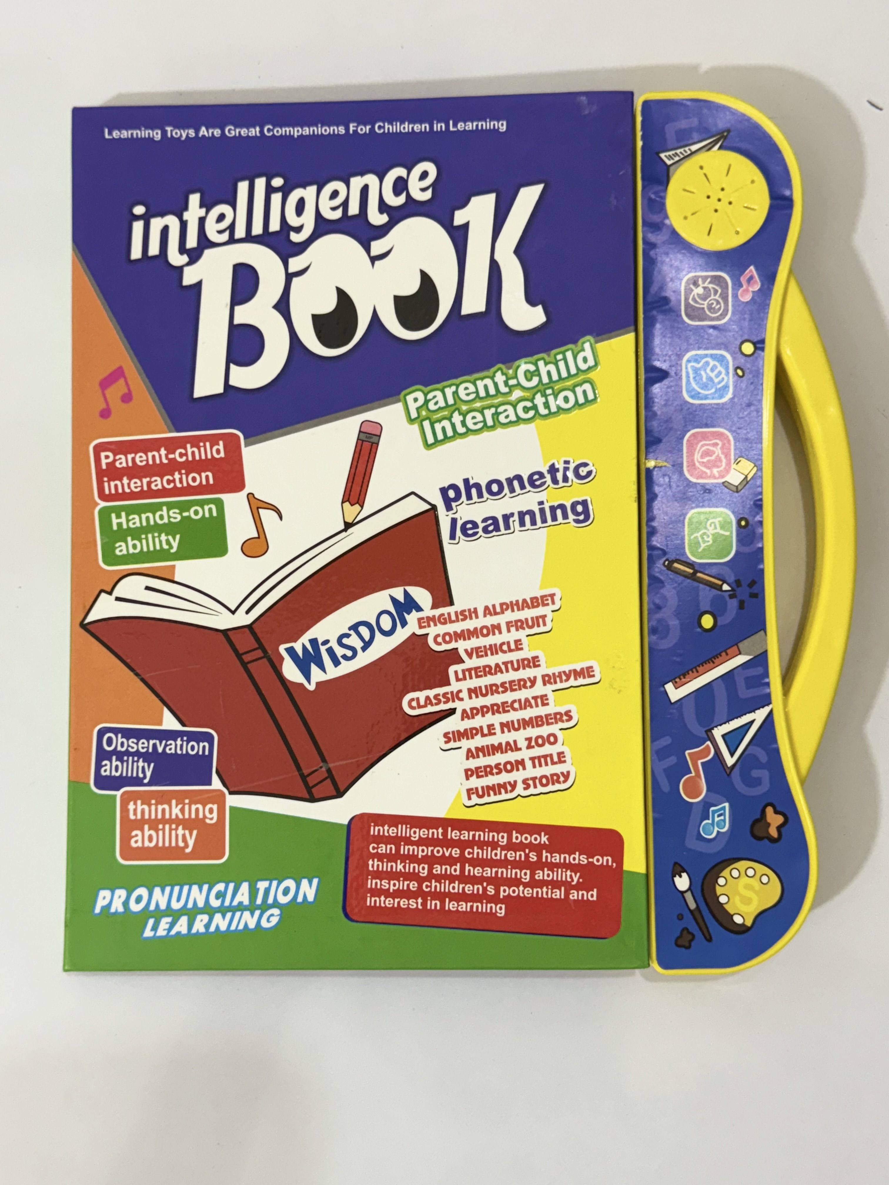 Intelligence Book Sound Book, make learning interactive
