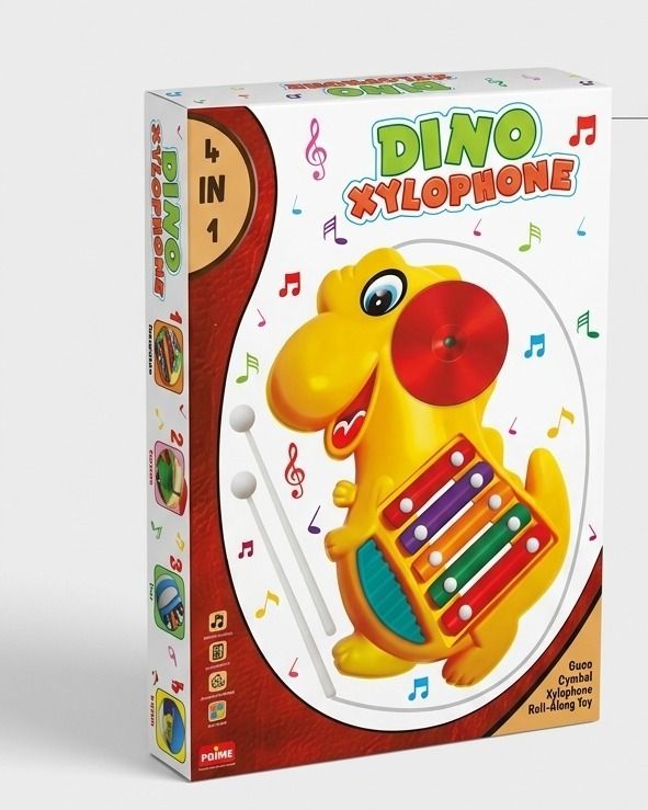 creative hub DINO BAND Wooden Xylophone for Kids | 8 Note Musical Toy with Mallets-picture-6