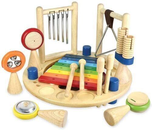 Melody Mix Wall Bench Kids Wooden 10 Music Activities Musical-image-28
