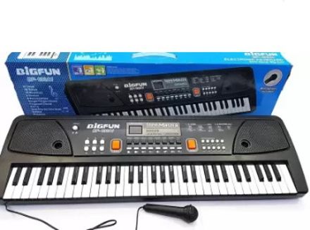 tenmar 61 keys Bigfun Electronic Piano Keyboard with LED Display & Microphone (Black)-picture-15