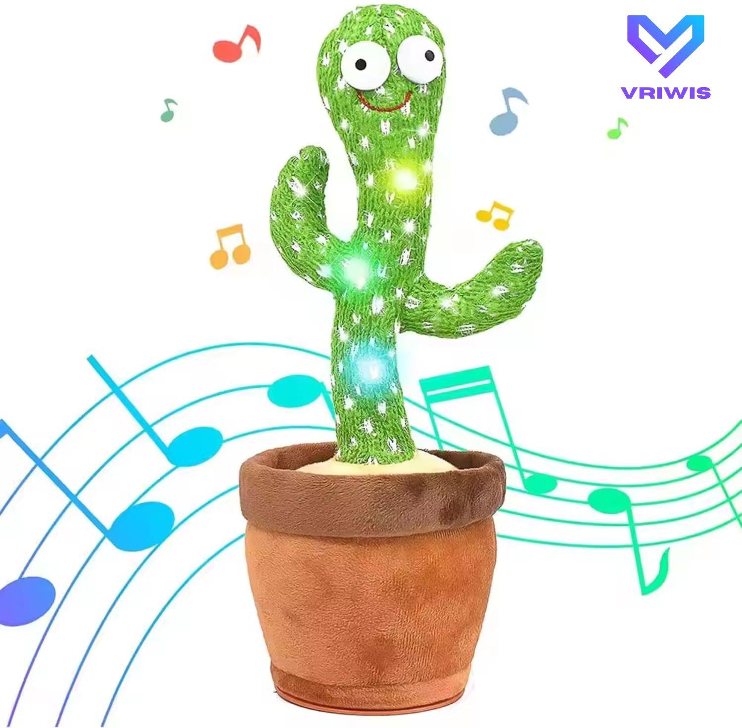 Baby Nursery Decor Dancing Cactus Toy with Soft Glow Lights-image-22