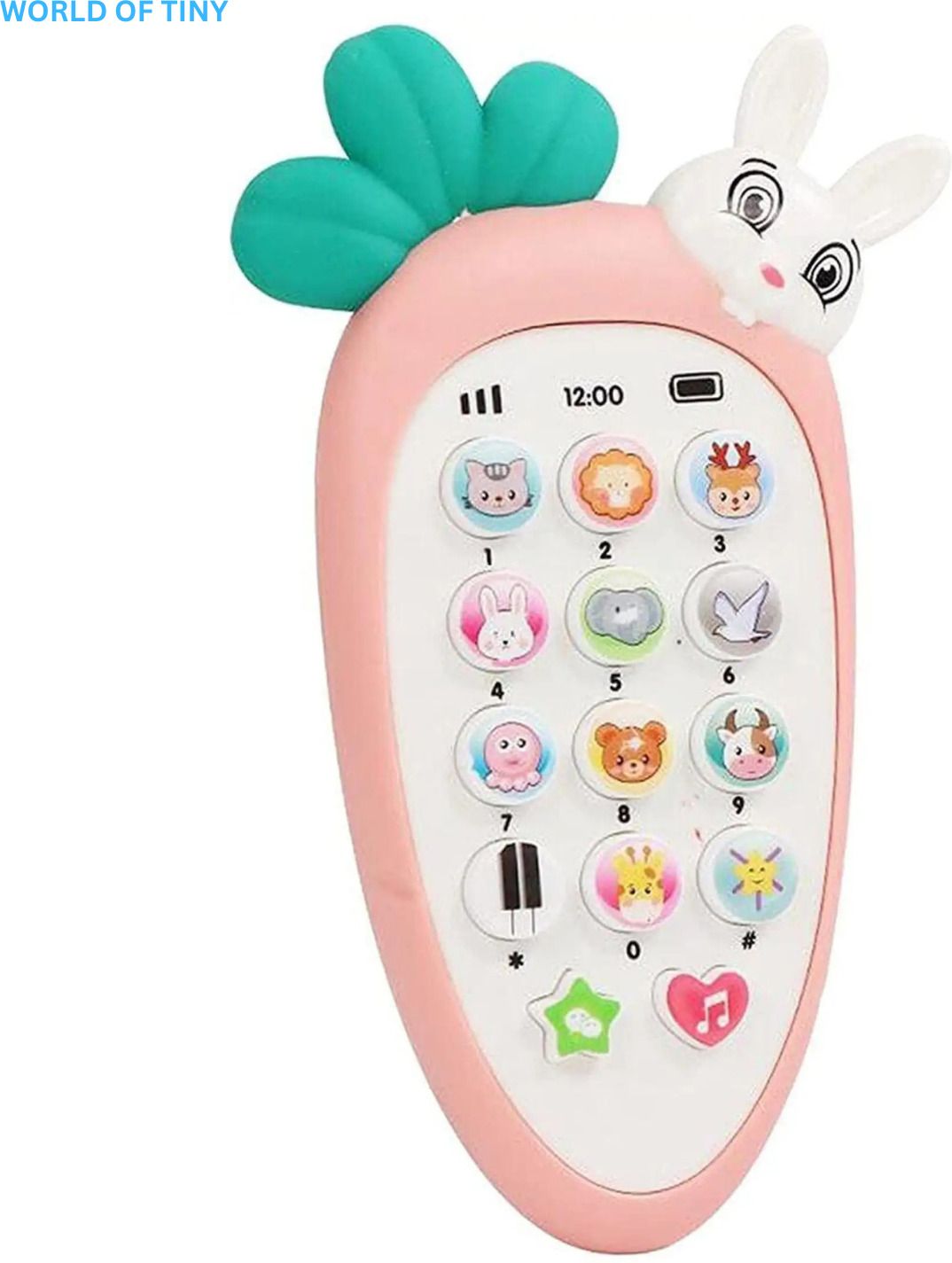 world of tiny Kids Educational Toy Mobile Phone with Animal Sounds & Music for Toddlers-picture-12
