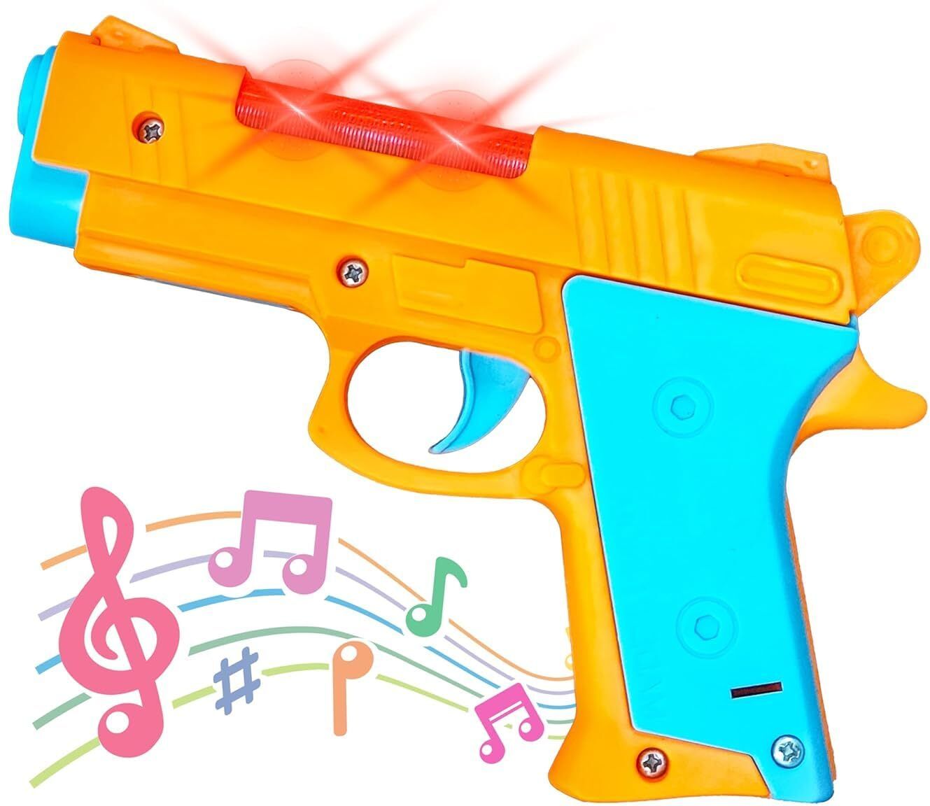 Kids Musical Toy Gun with LED Light & Sound Effects for Children-image-37