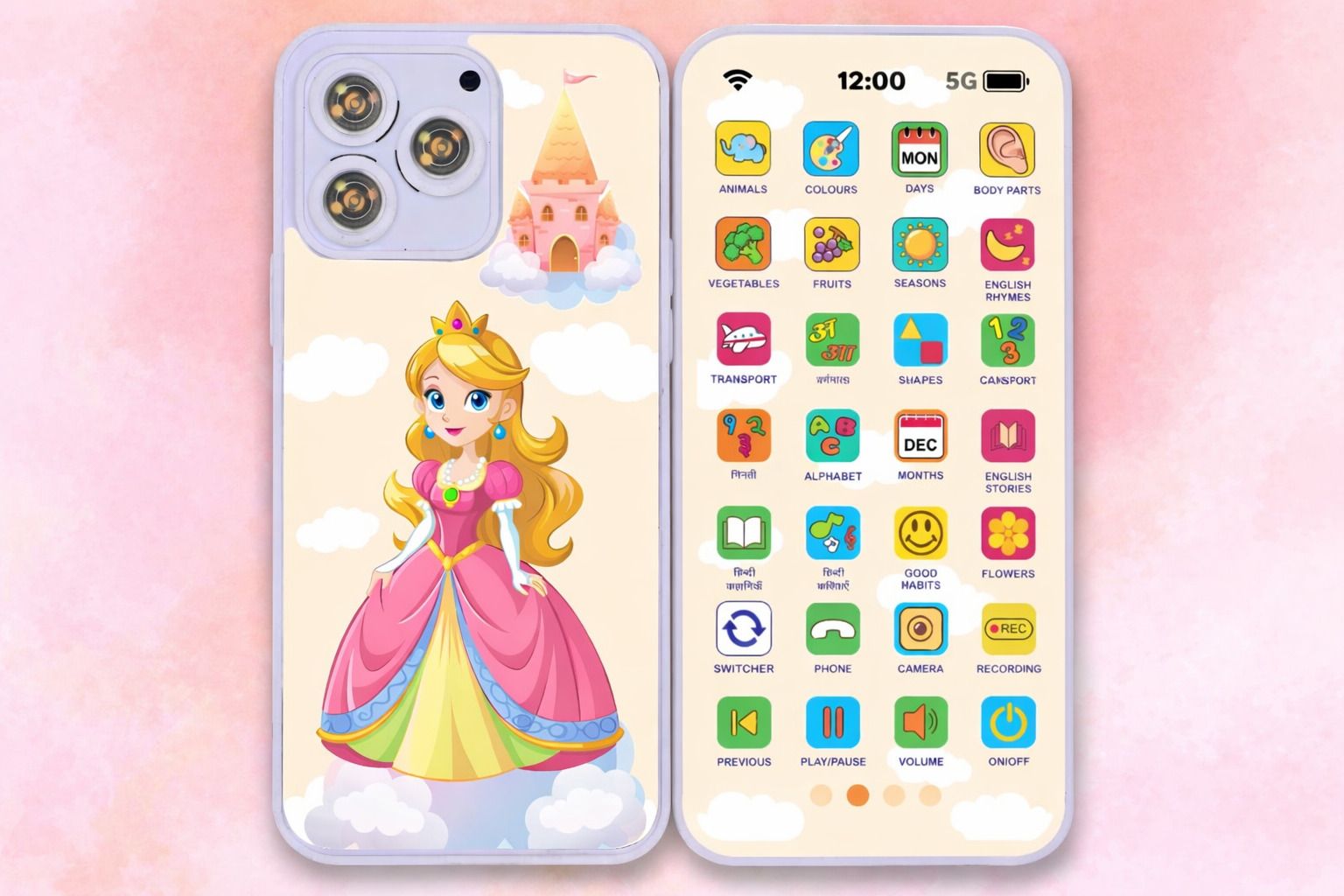 - Educational Phone Rechargeable Musical Toy - 28 Functions in 10 Languages