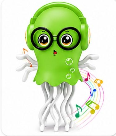 shrinath Dancing Cartoon Jelly Fish Toy for Kids Boys Girls (Multicolor)-picture-34