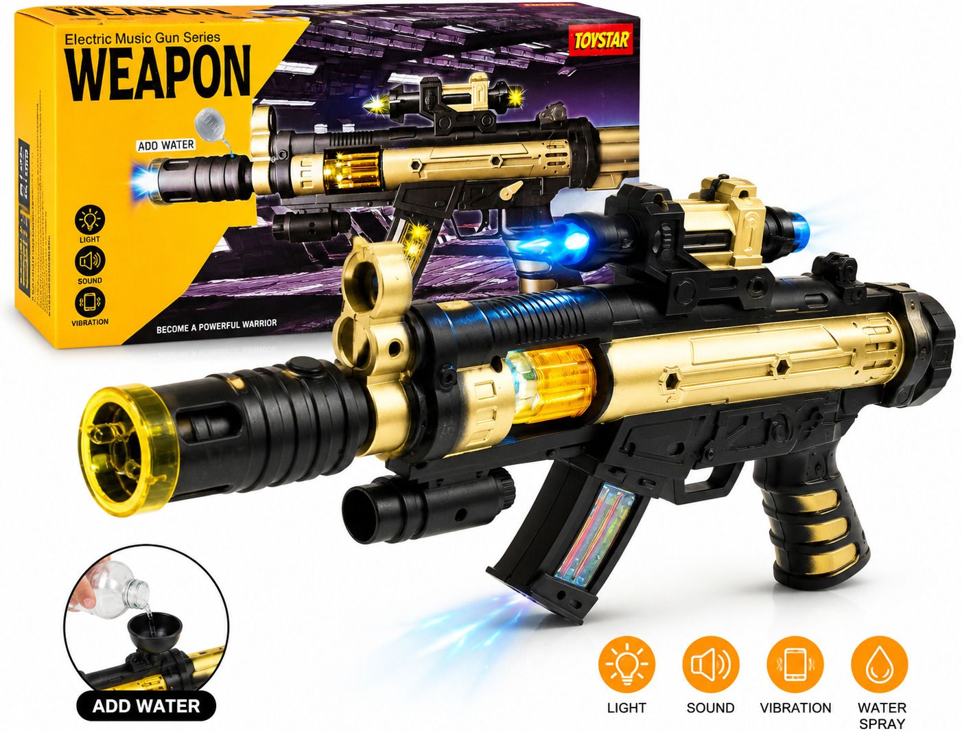mansi gift gallery Weapon Smoke Gun | Thunder Toy Gun with Smoke Light & Sound for Kids-picture-46