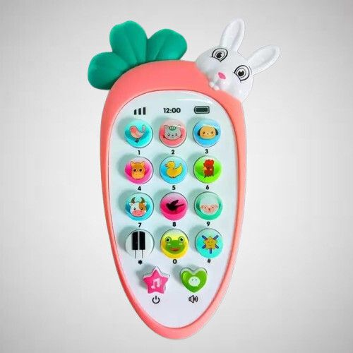 Rabbit Phone Kids Phone Small Phone Toy Musical Toys for (pc 1) _W18-image-42