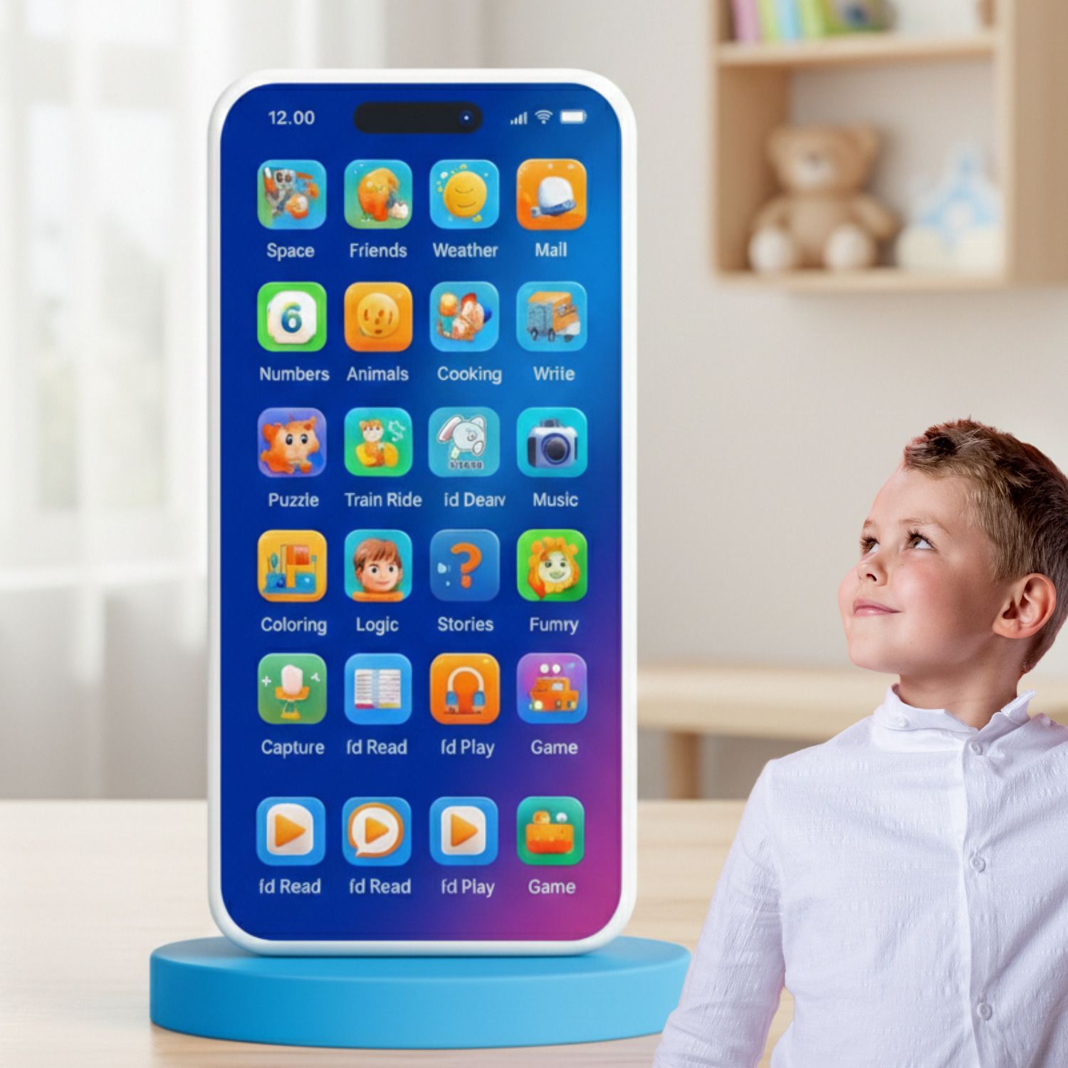 Baby Toy Mobile Phone with Learning Features-image-32