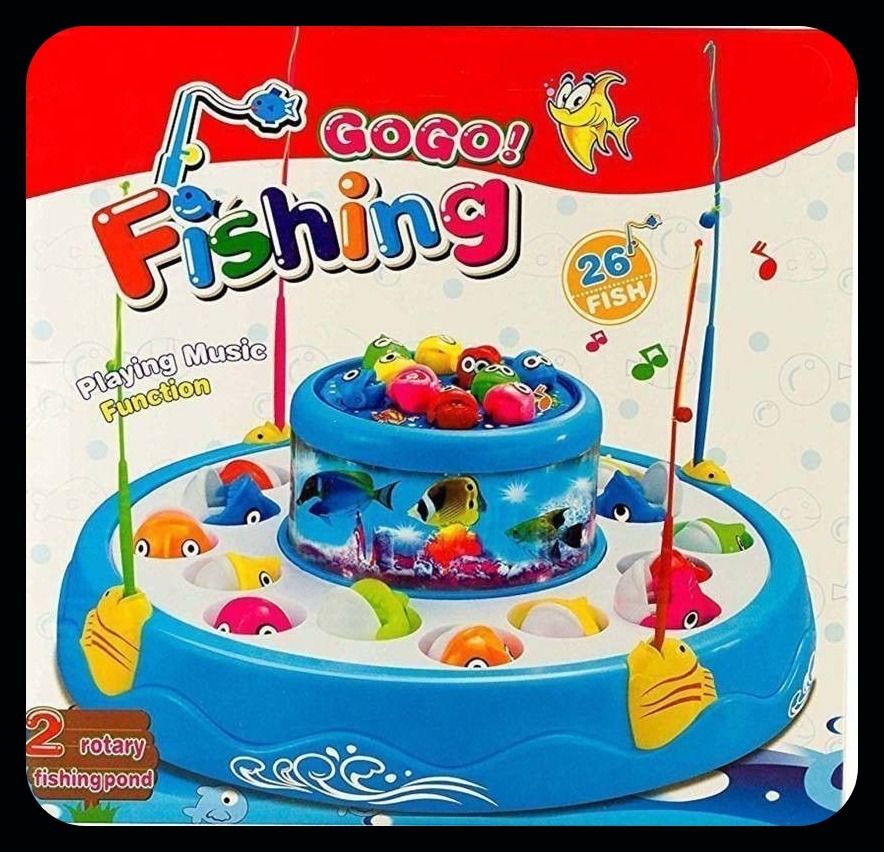 saleoff Go Fish Catching Game Big with 26 Fishes and 4 Pods With Music & Lights715-picture-5