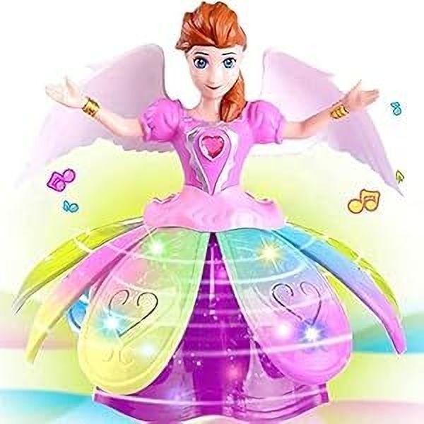 tinywonders Angel Girl Dancing Doll with 360 Degree Rotating Princess Dancing Girl-picture-0
