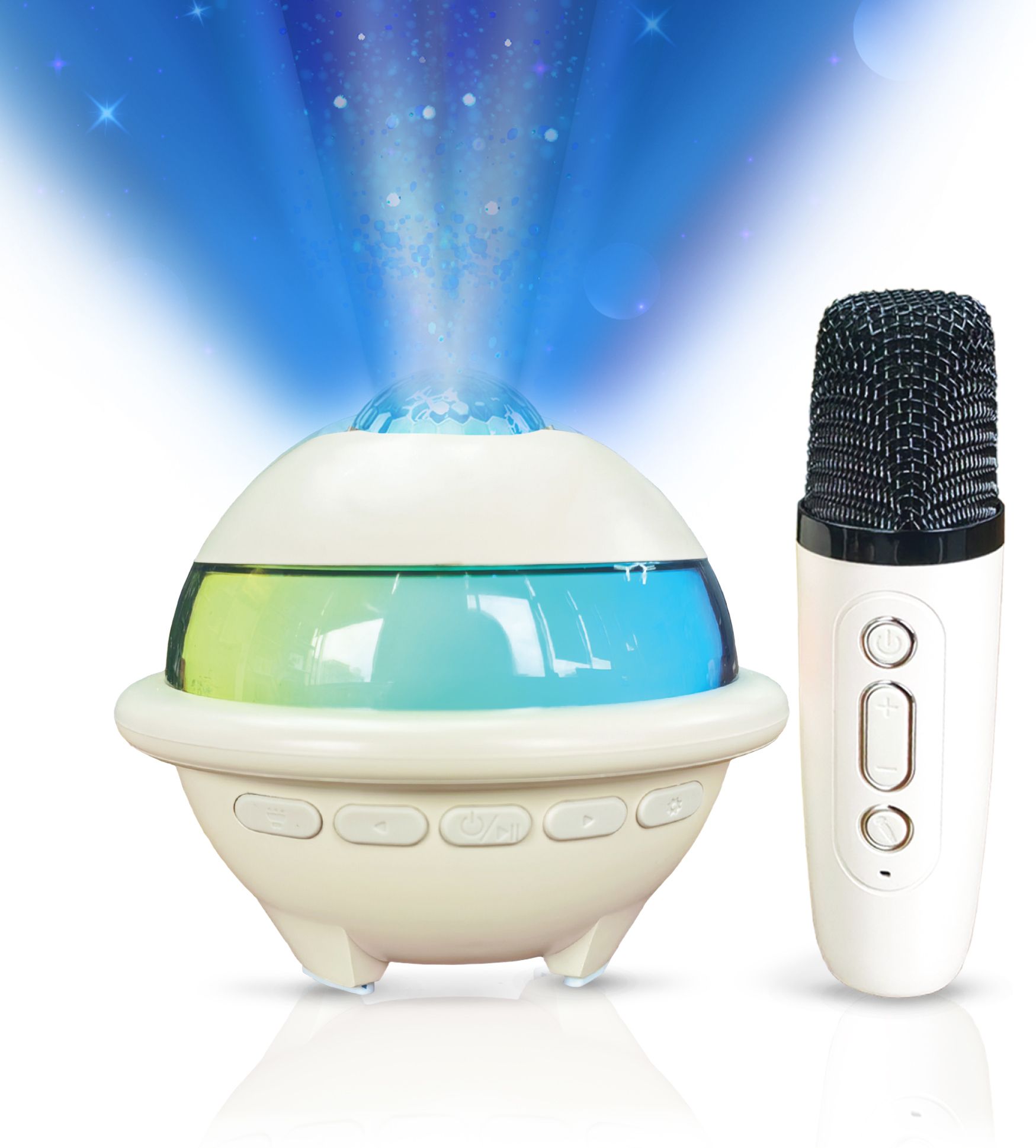 wembley Starry Space Projection Karaoke Bluetooth Speaker with 1 Mic-picture-16
