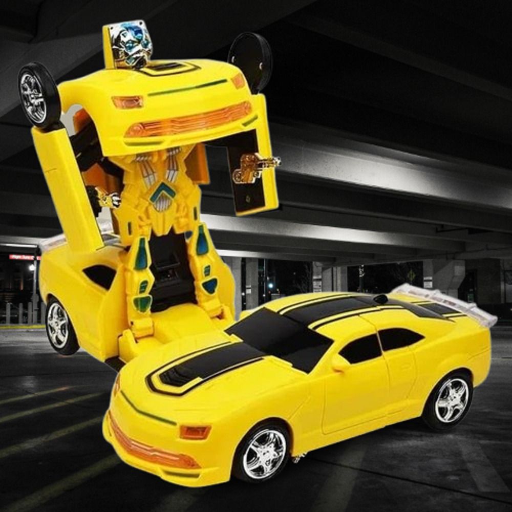 pepstter Robot Car for Kids with Light & Music, Deformation Robot Car-picture-15