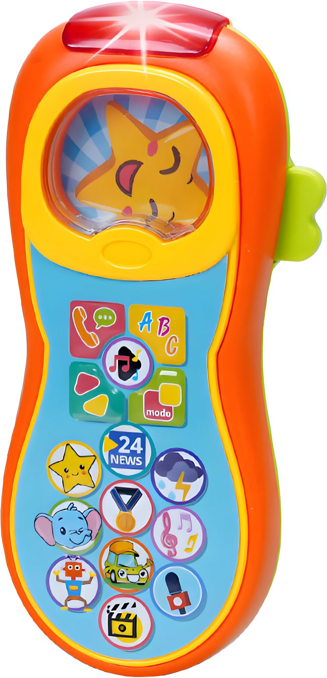jollyora Cartoon Hand Music Mobile Phone Toy for Babies | Sensory Learning Toy Set-picture-24