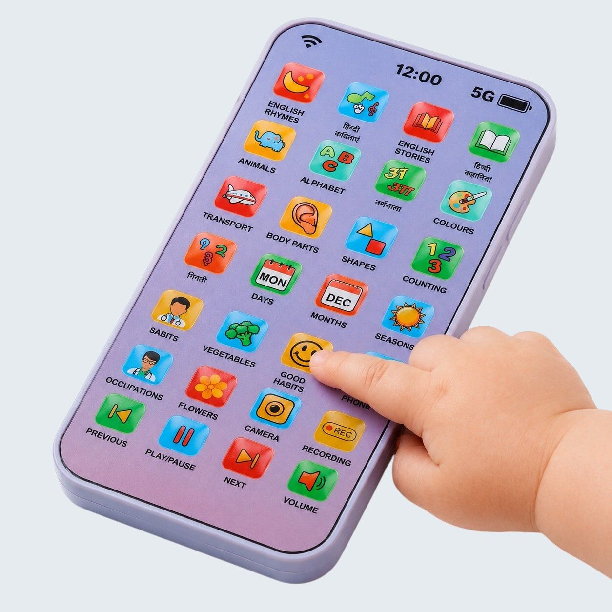 maa momai toys Smart Learning Kids Phone Toy with Songs and Stories-picture-38