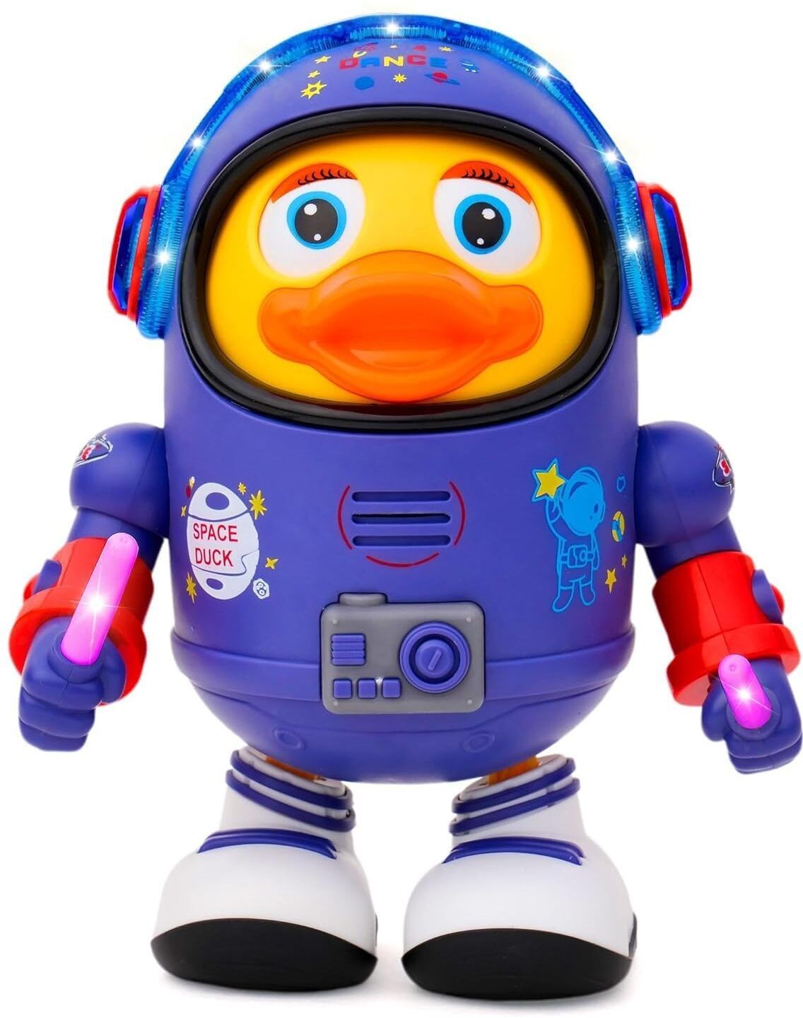 shrinex Cosmic Groove Dancing Space Duck with Music & Vibrant LED Lights-picture-1