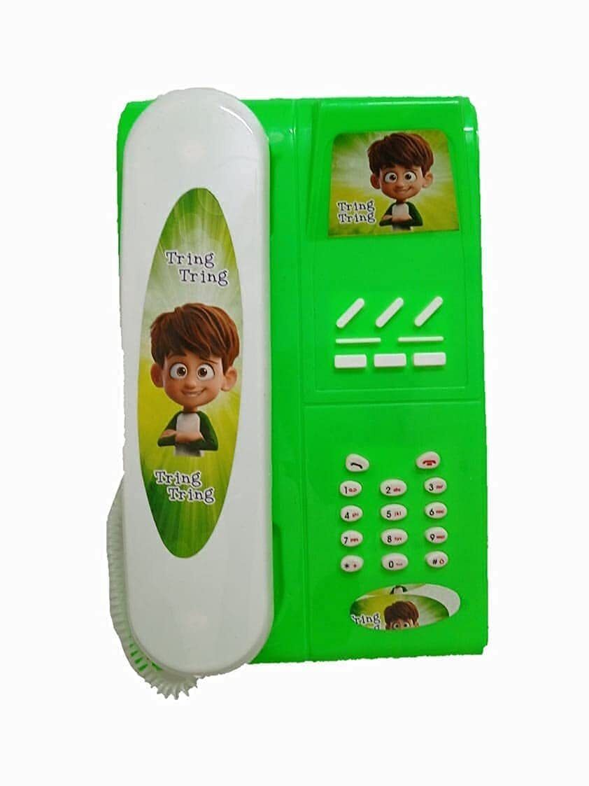 Baby Landline Phone Toys For Toddler 1 2 3 4 Year Old, (Random color send)