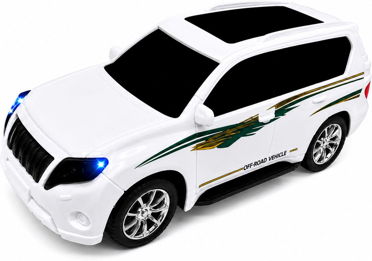 online aangan Battery Operated Musical SUV Toy Car with LED Lights, 360° Omni Direction-picture-23