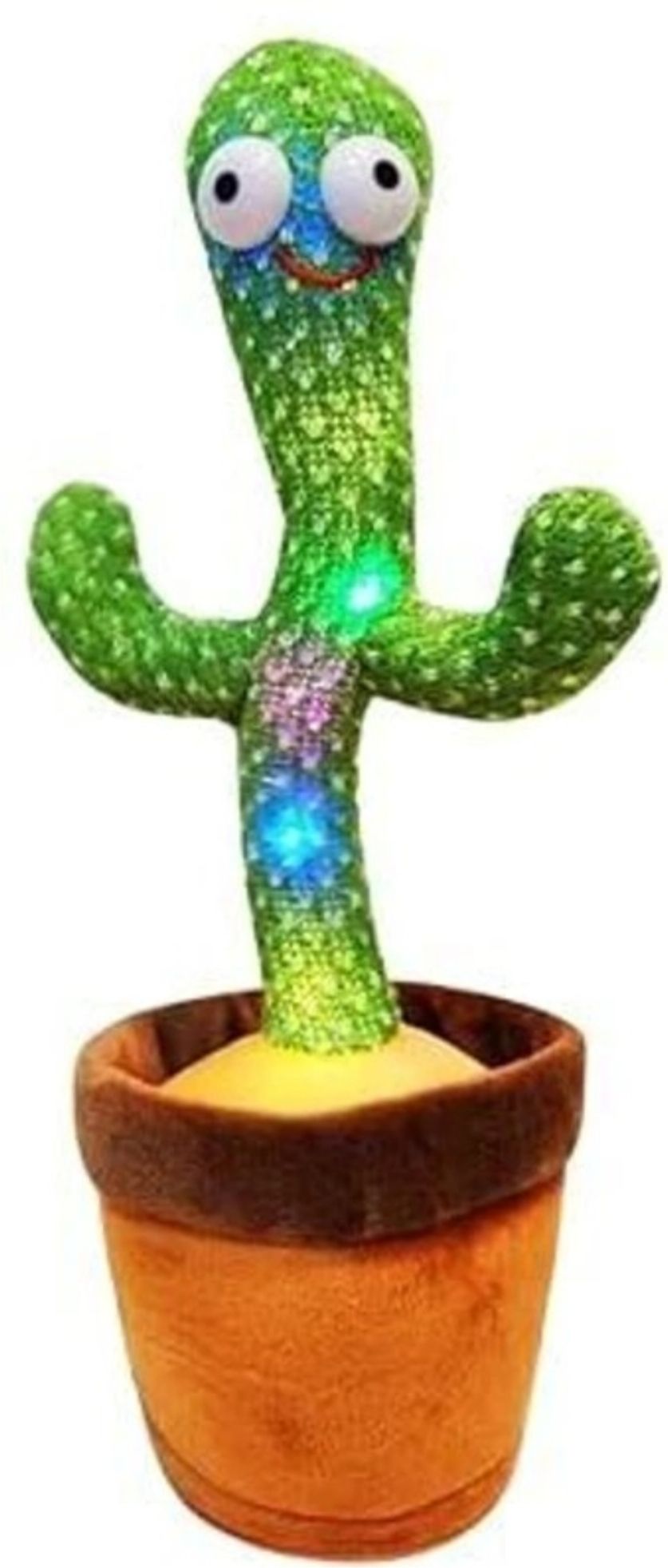 Dancing Cactus Toy with Music & Lights | Talking & Mimicking Plush Toy-image-12