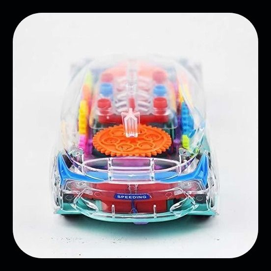 saleoff Transparent Musical Concept Racing Car with 3D Flashing LED Lights for Kids-299-picture-24