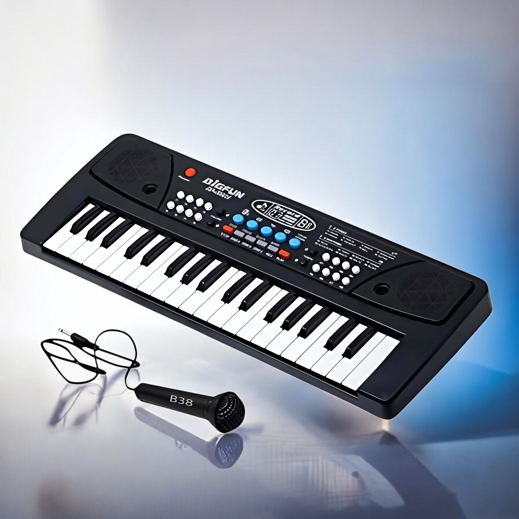 mahi zone 37-Key Musical Piano Keyboard with Microphone Songs Recording for Kids_D416-picture-23