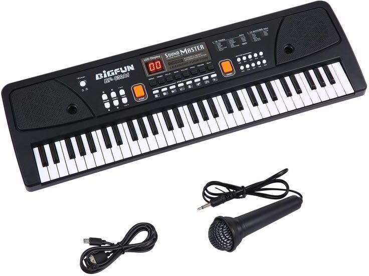 my baby love a perfect care 61 Key Electronic Keyboard Piano for Kids with Mic Speakers and Adapter Toy Set-picture-31