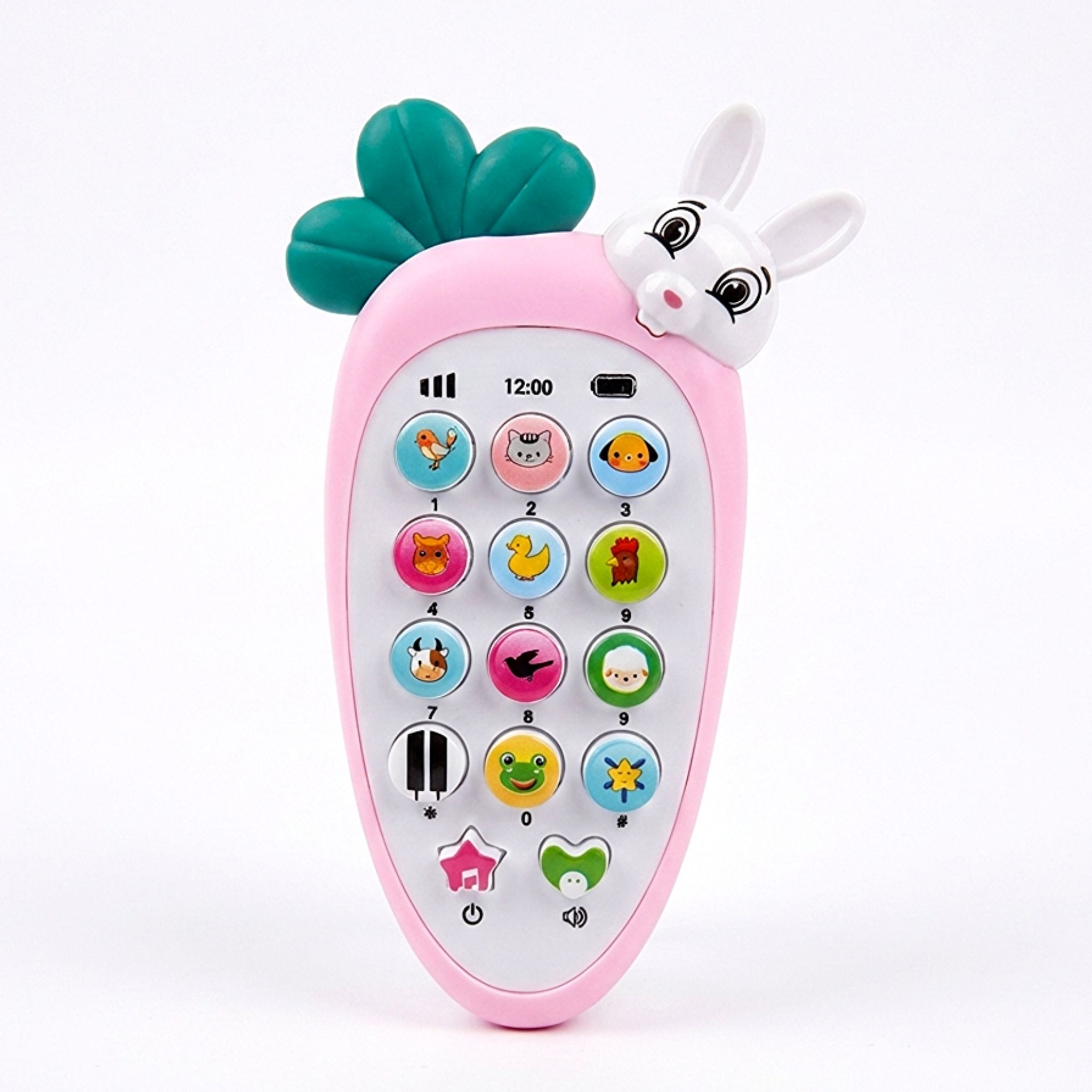 hunter international SMART PHONE MUSICAL TOY PHONE FOR KIDS SMART LIGHT RABBIT PHONE MULTICOLOUR-picture-13