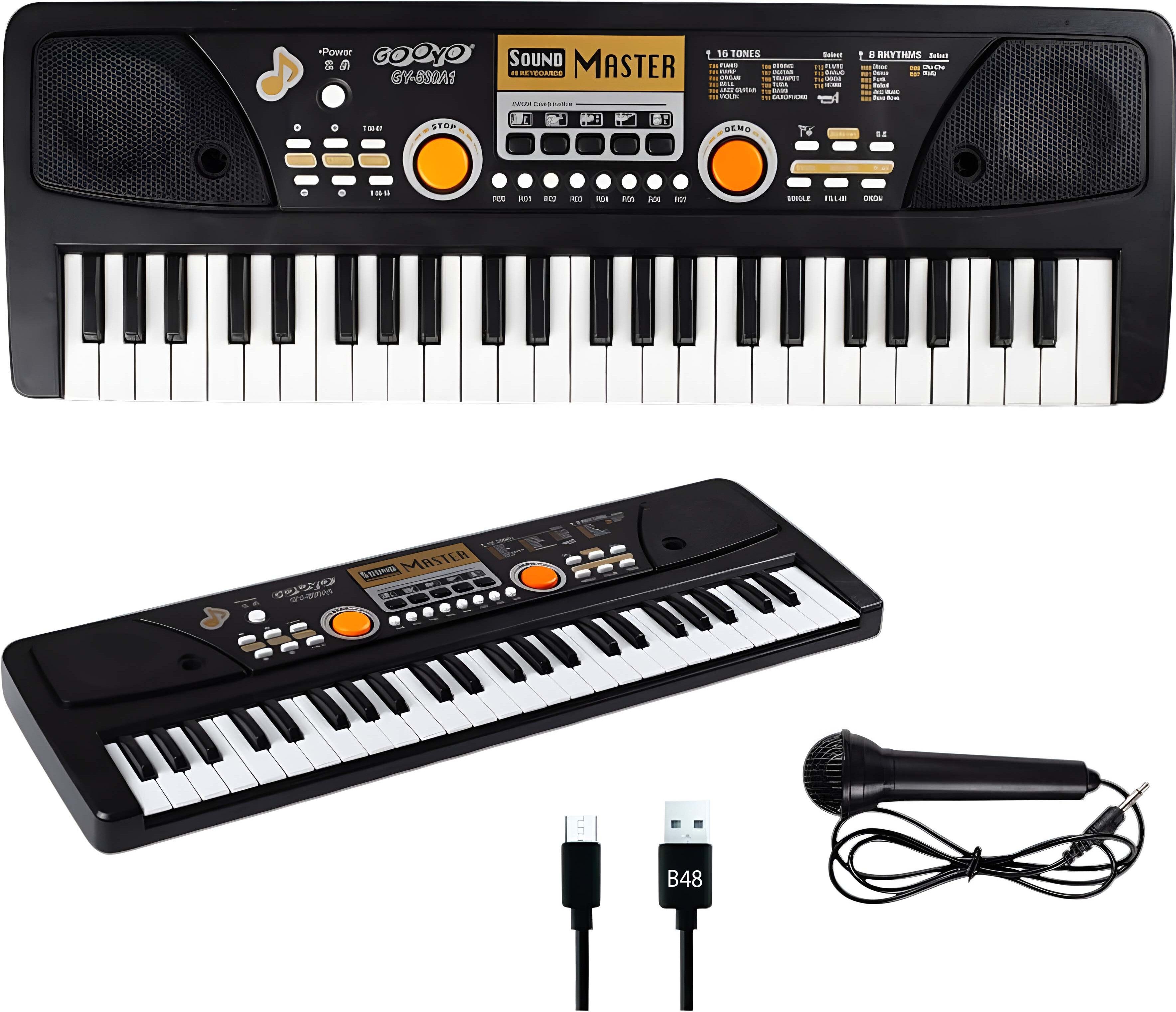 just97 49-Keys Musical Piano with Mic for Kids Analog Portable Keyboard For Kids_A283-picture-26