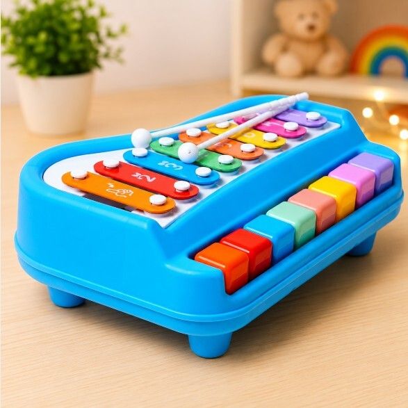 niyamat Kids Musical Xylophone Piano Toy with Colorful Keys and Mallets for Learning-picture-45