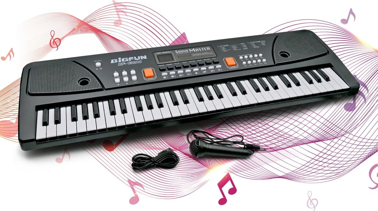 Electronic Digital Piano Keyboard 61 Keys- Multi-Function Portable Piano-image-46