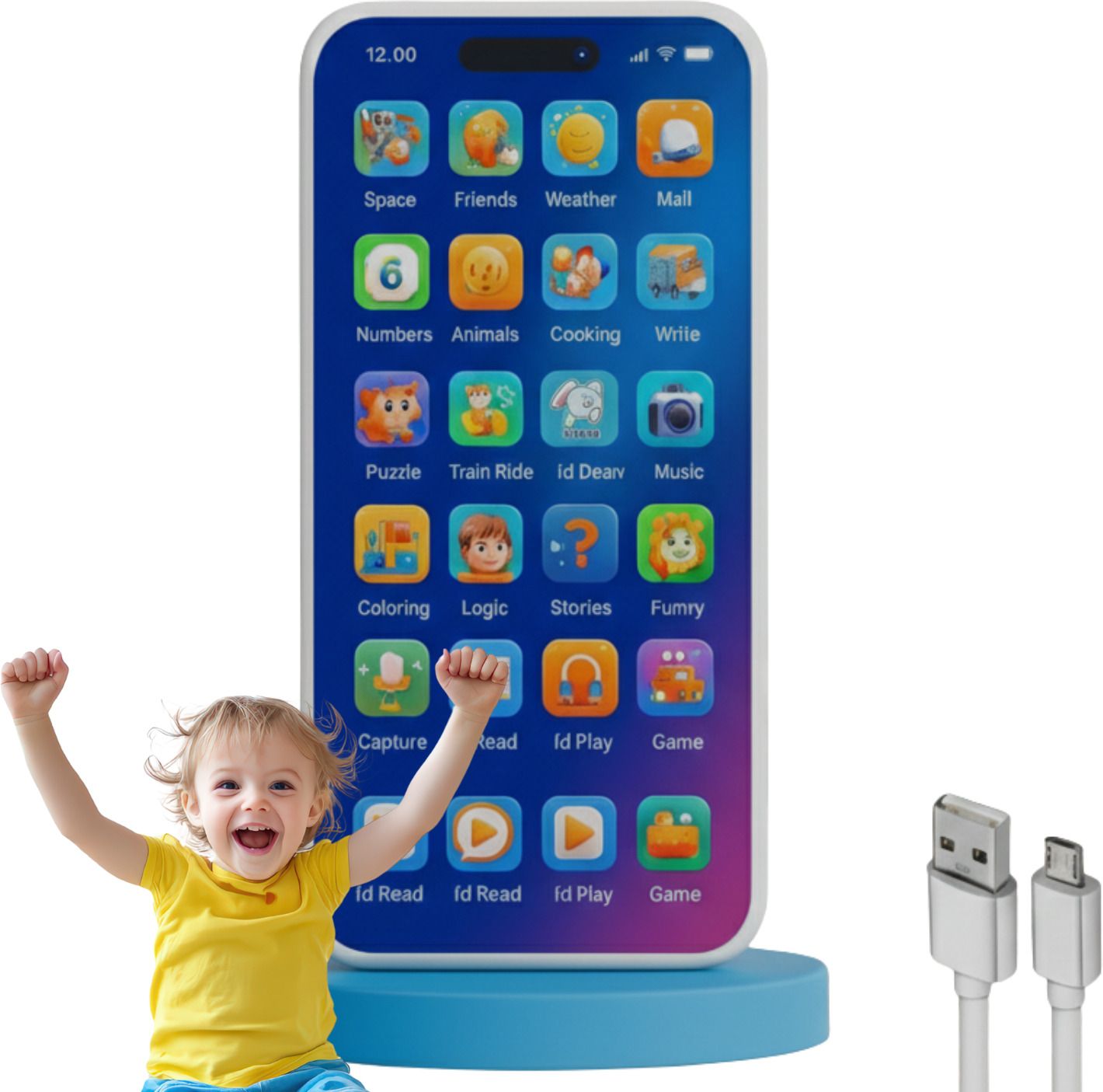 Educational Toy Mobile Phone for Toddlers-image-42