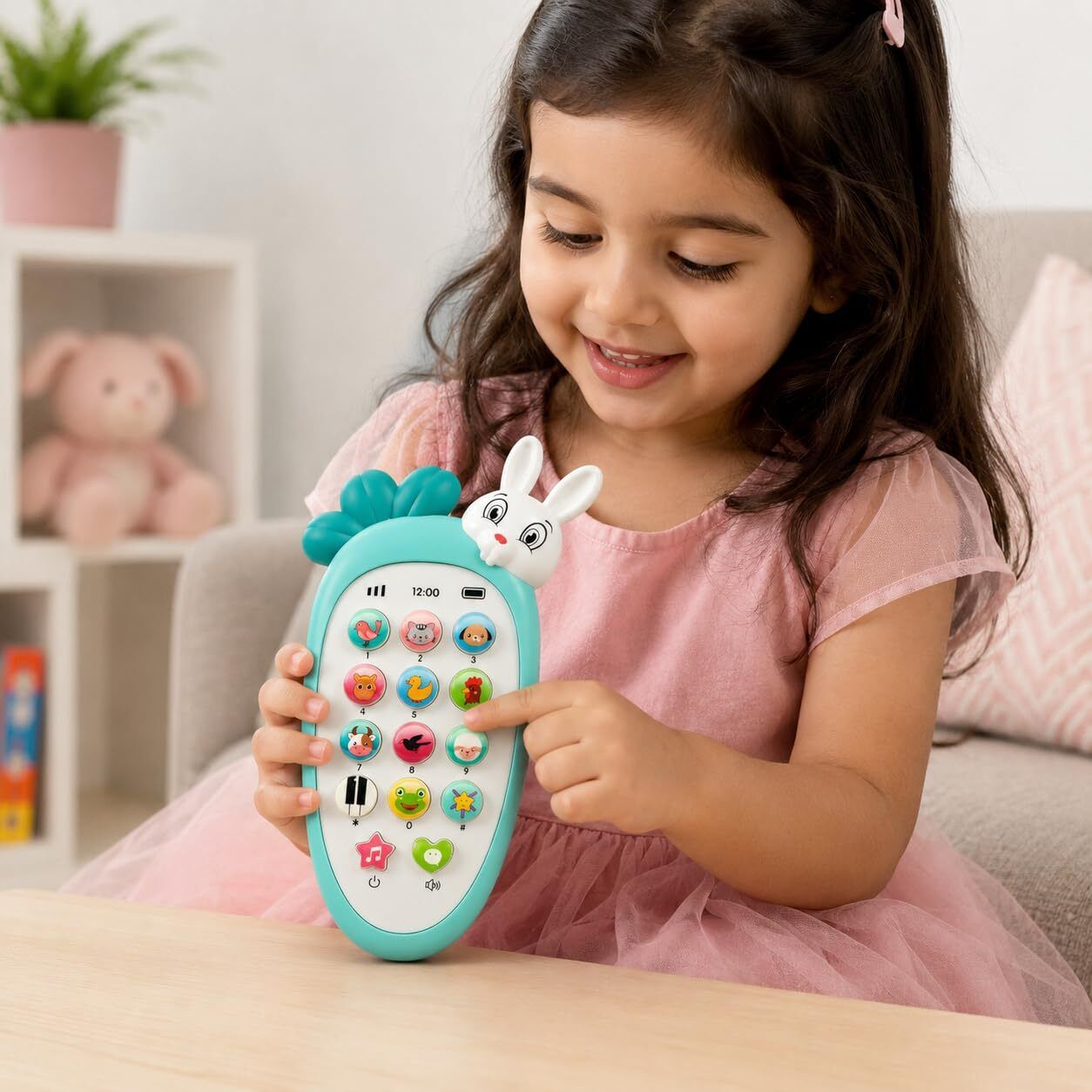 Kids Educational Learning Mobile Phone Toy with Animal Sounds, Music & Lights-image-20