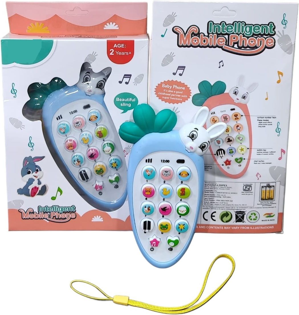 toyplix Colorful Educational Toy Phone for Toddlers with Music Functions random colour-picture-11