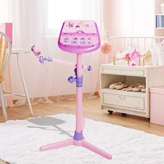 pn avan Musical Karaoke Toy for Kids with Microphone | MP3 Function & Adjustable Stand-picture-13