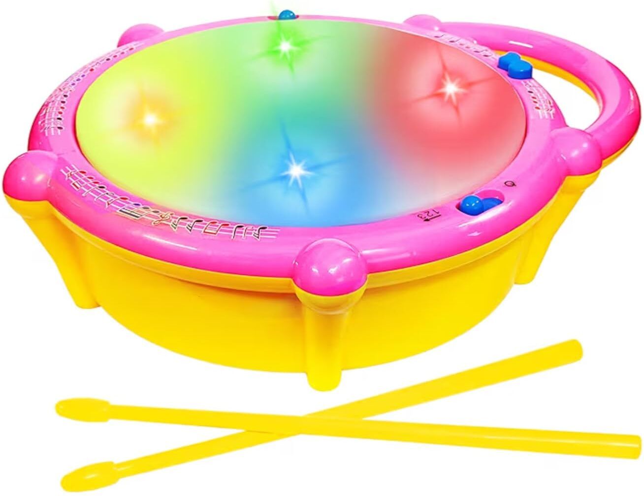 nexora prime Flash Drum Toy with 2 Mallets for Kids-picture-44