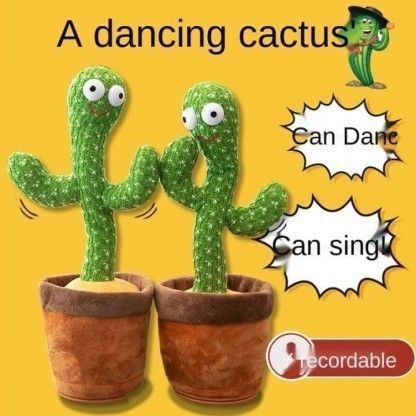 Kids Dancing Talking Cactus Plant Cactus Voice Repeat Recording D447-image-48