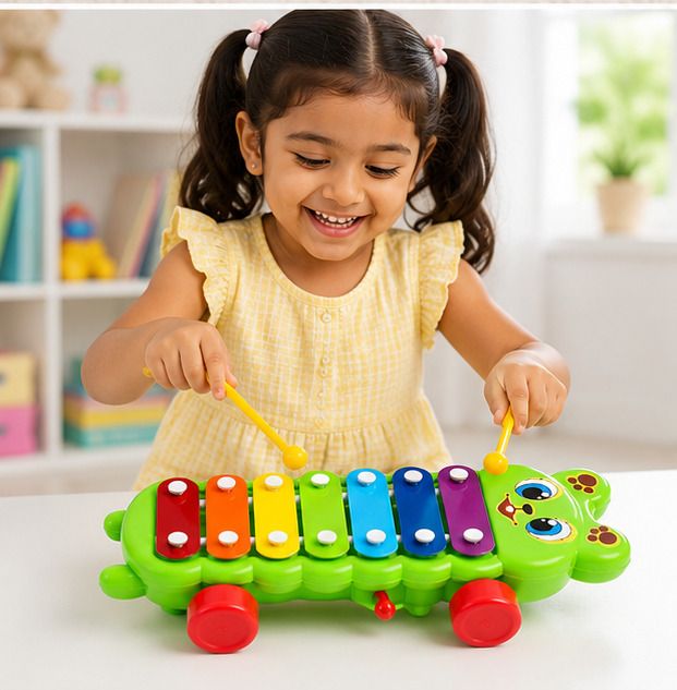 kidzimania Attractive Color Xylophone for Kids, any random color-picture-17