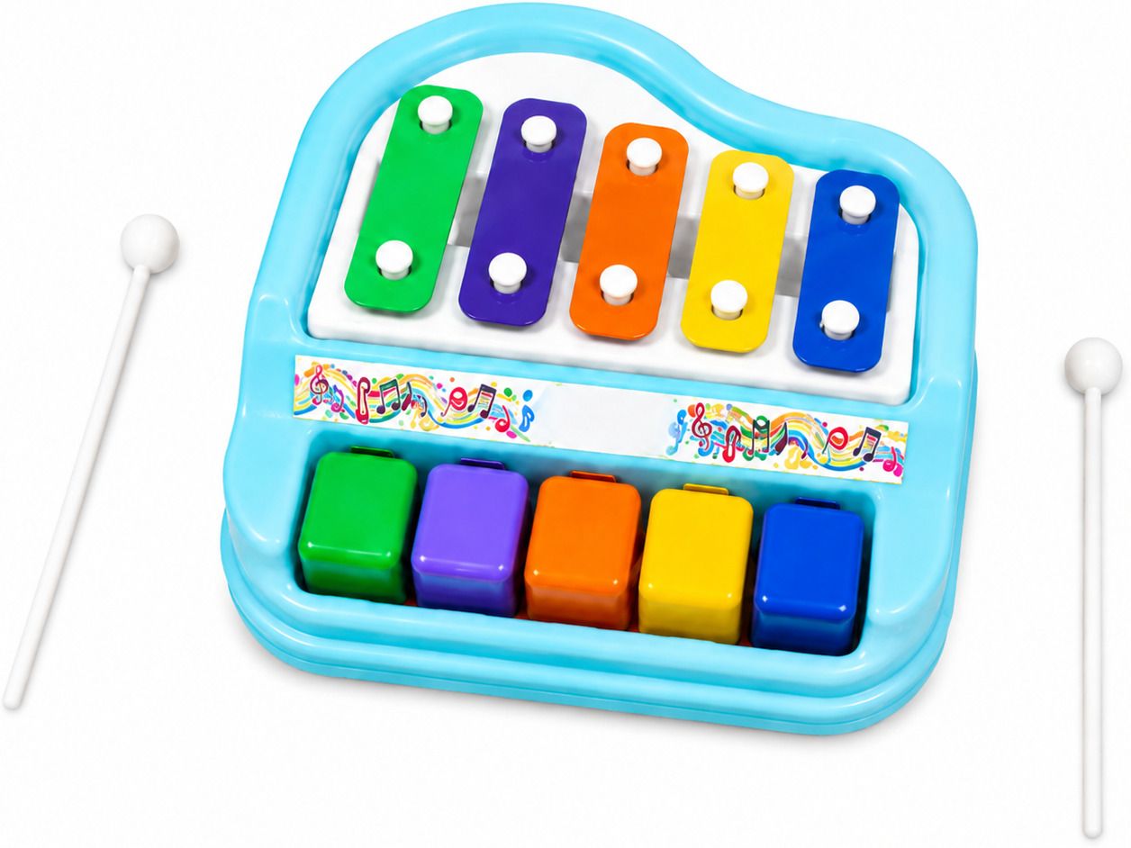 awals 2 in 1 Piano Xylophone Musical Toy | Kids Learning Educational Instrument Toy-picture-17