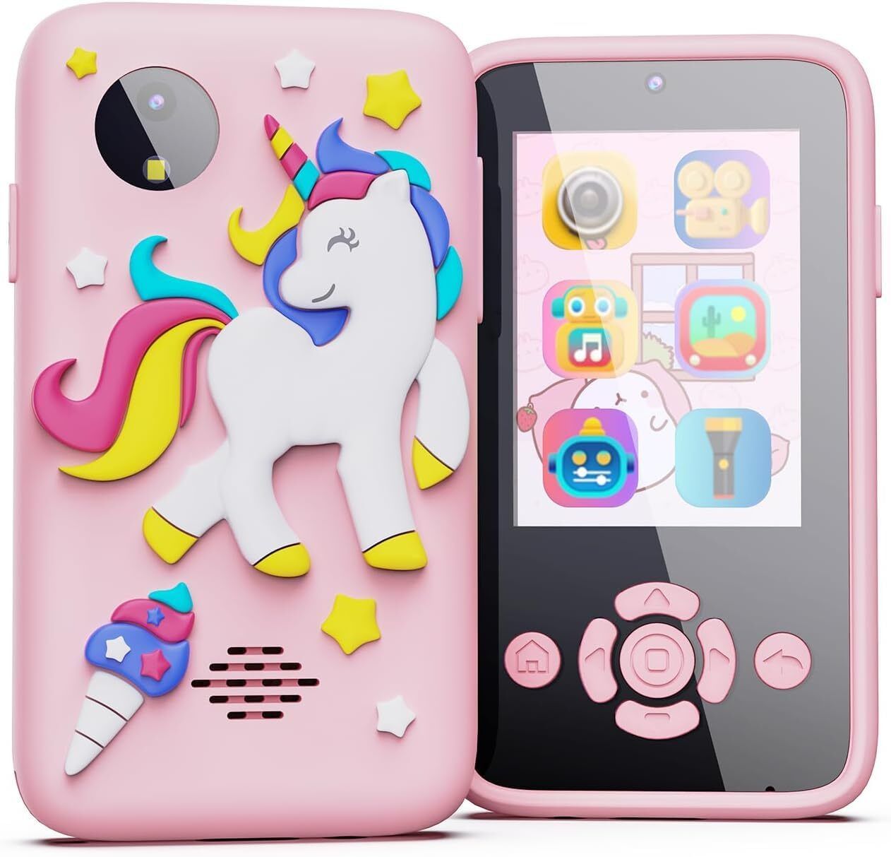 Kids Smart Phone Toy With Dual Camera, Music, Games, Educational Learning Toy-image-48