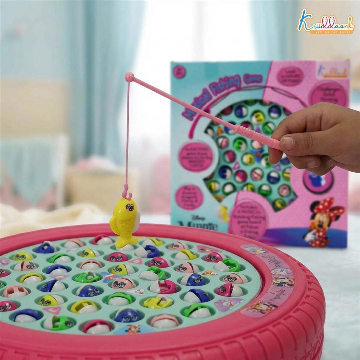 Minnie Musical Electronic Rotating Fishing Game B-image-34