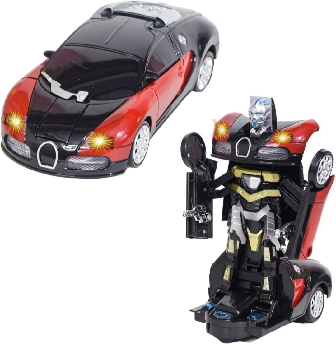Converting Toy Car to Robot, Robot to Car Automatically, with Light and Sound-image-33
