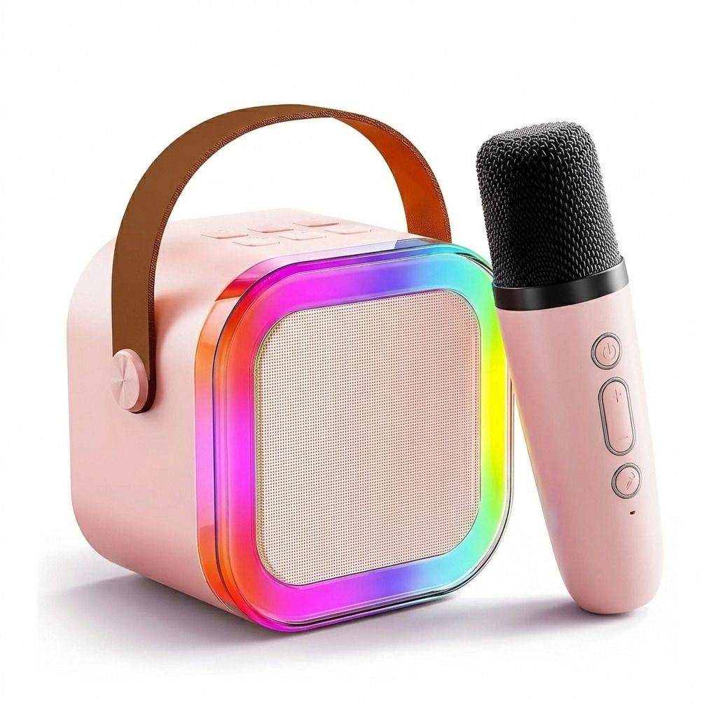 shanvika enterprises Rechargeable Bluetooth Speaker with Karaoke Mic for Kids, Adults, Boys & Girls-picture-23