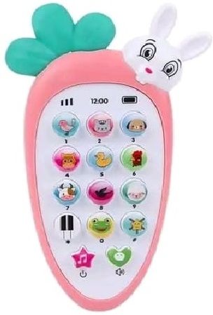 suvoria Cute Carrot Music Mobile Toy with Sound, Light & Learning Buttons for Kids-picture-19